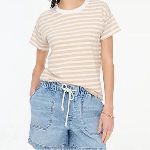 J. Crew Factory Stiped Crewnck Tee